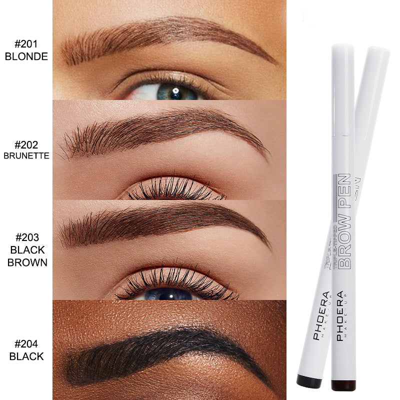 Creative Makeup Three Comb Eyebrow Pencil by http://Lolyshop.shop