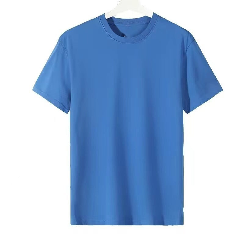 Solid Color Loose Half Sleeve Men's T-shirt by http://Lolyshop.shop
