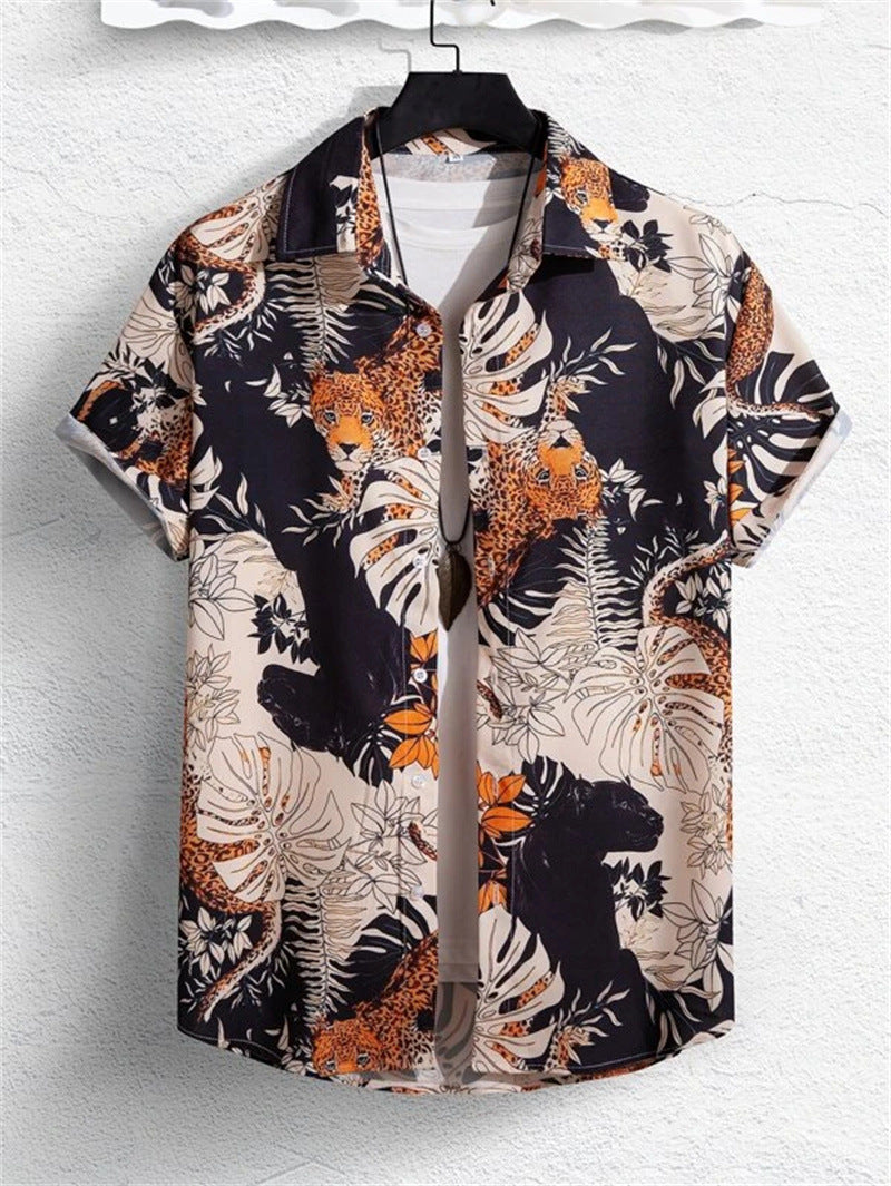 Vintage Shirt Hawaiian Loose Breathable Men's Clothing by http://Lolyshop.shop