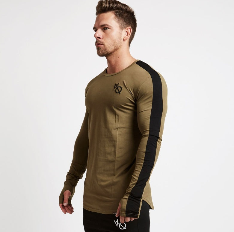 Brand Men fashion t shirt Slim shirts male Tops Leisure Bodybuilding Long Sleeve by http://Lolyshop.shop