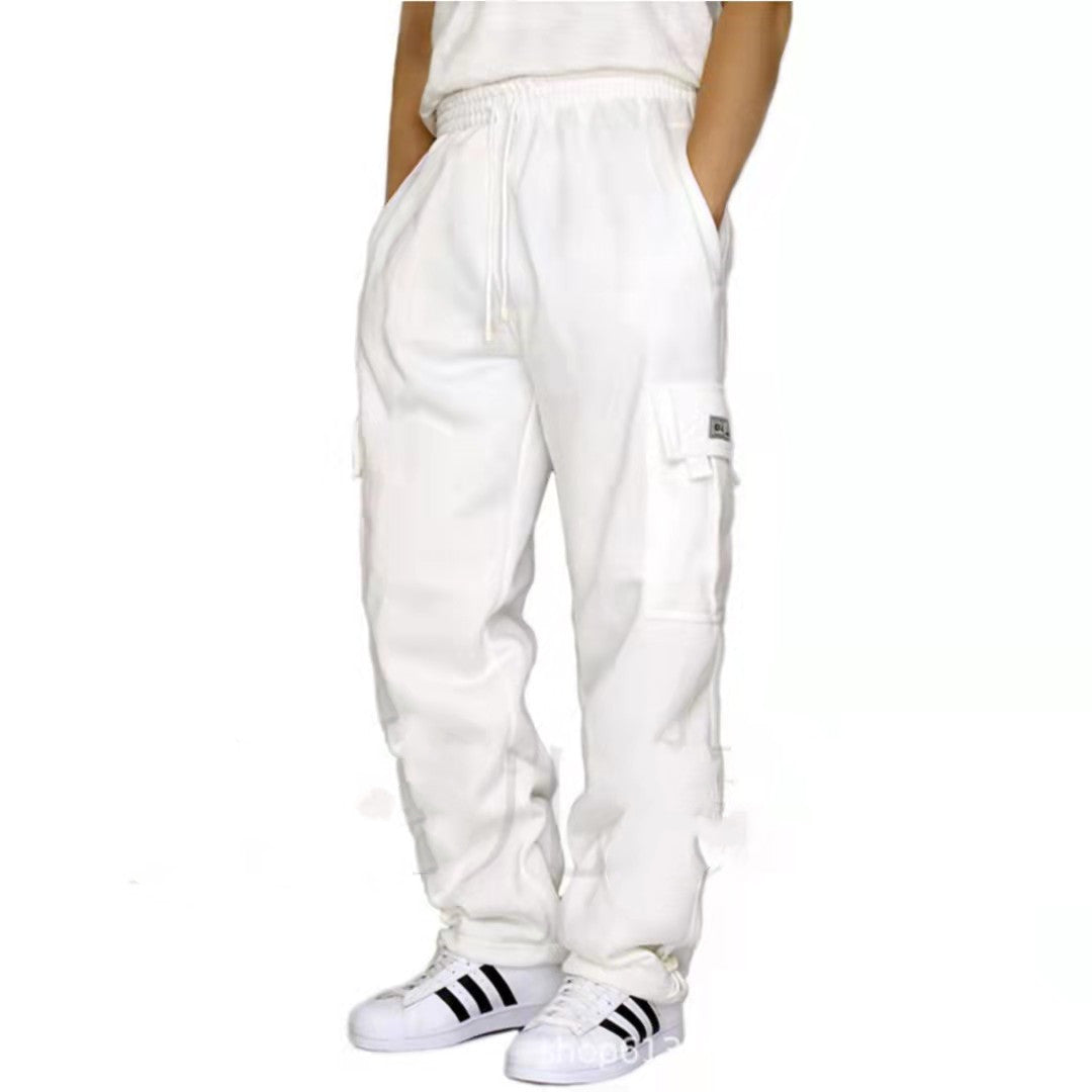 Men Pants Sweatpants Stretch Elastic Waist Jogger Sports Pants Drawstring Trousers Fashion Mens Clothing by http://Lolyshop.shop