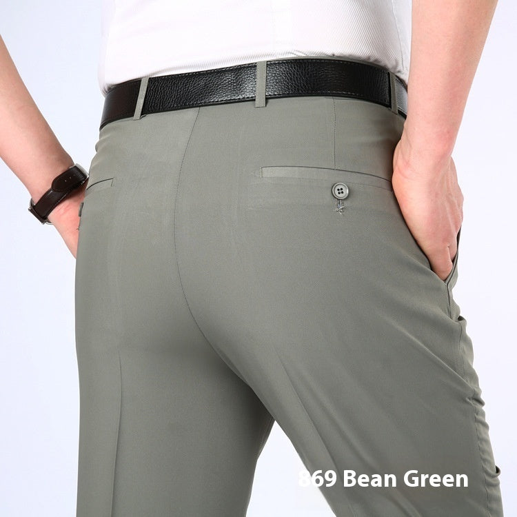 Men's Suit Pants High Waist Loose Business Formal Wear by http://Lolyshop.shop