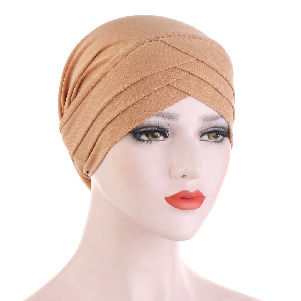 Three Crossed Indian Hats In Stretch Cloth Forehead