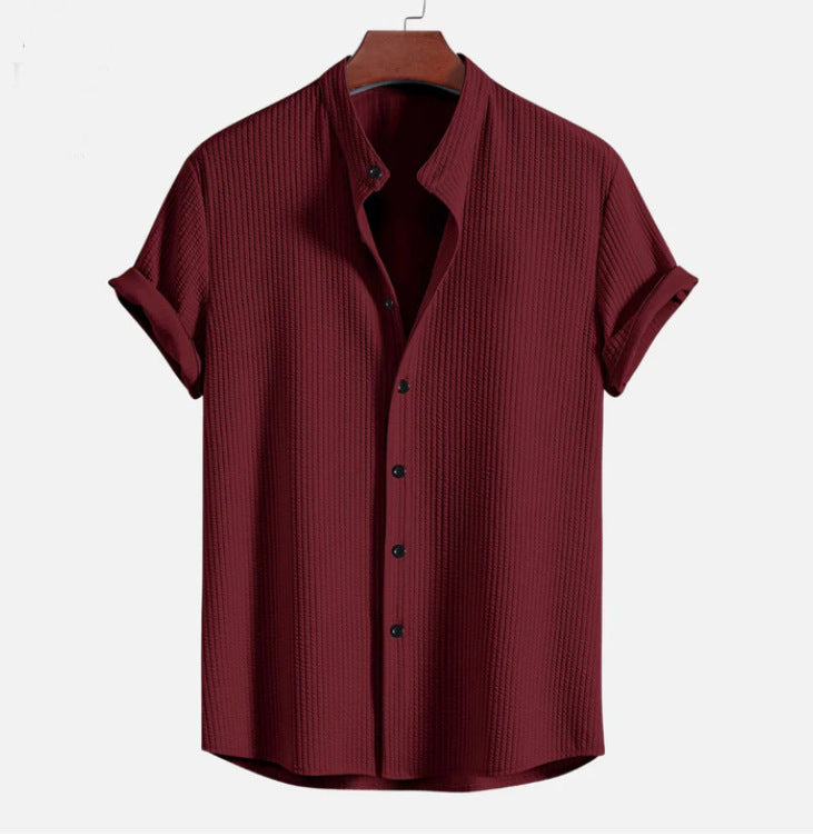 Short Sleeve Loose Shirt Top Summer Mens Clothing by http://Lolyshop.shop