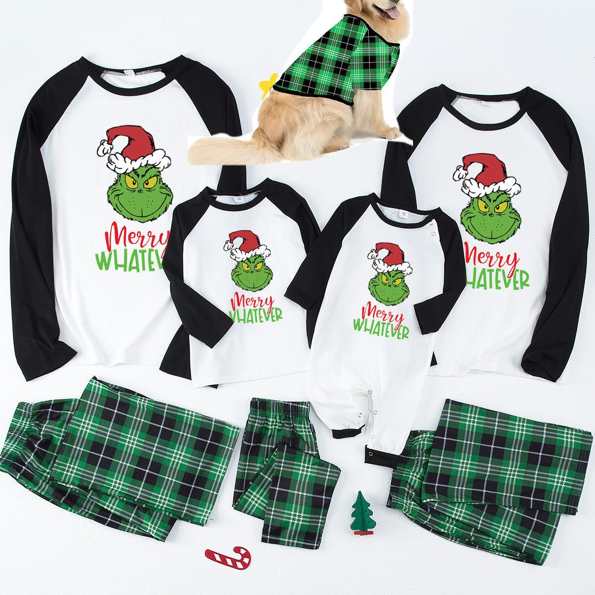 Stewart Plaid Matching Christmas Family Pajamas by http://Lolyshop.shop