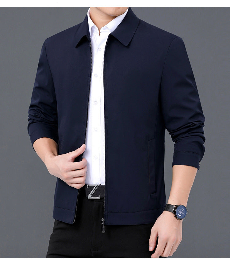 Men's Casual Business Jacket Clothing For Middle-aged Dad by http://Lolyshop.shop