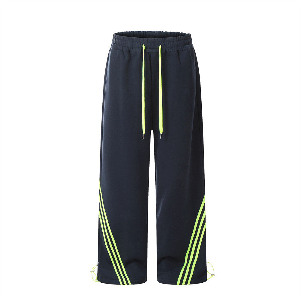 Fashion Individual Casual Straight-leg Trousers Men by http://Lolyshop.shop