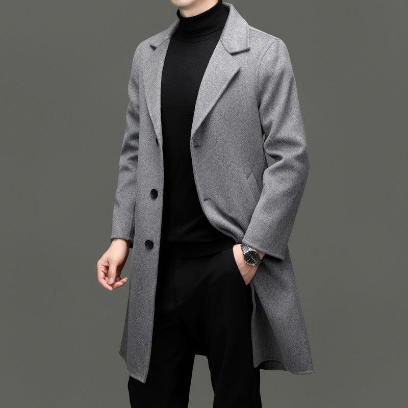 Autumn And Winter Woolen Coat Casual Long by http://Loyshop.shop