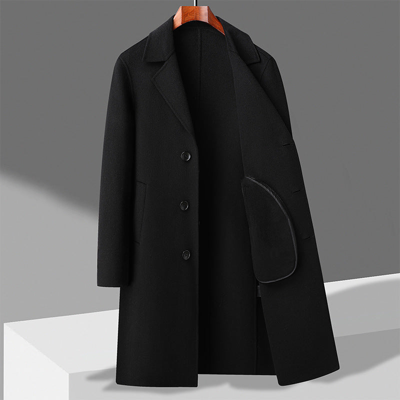 Autumn And Winter Woolen Coat Casual Long by http://Loyshop.shop