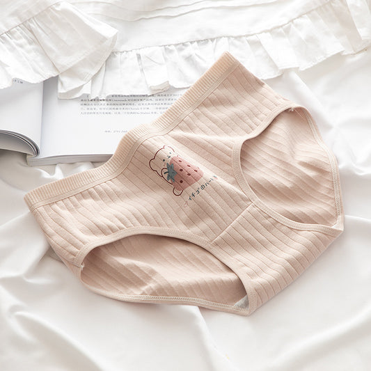 Women's Underwear Cotton Mid Waist by http://Lolyshop.shop