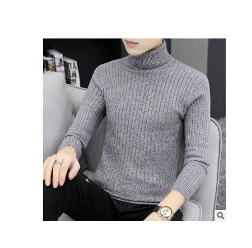 Men's Turtleneck Solid Color Twisted Sweater by http://Loyshop.shop