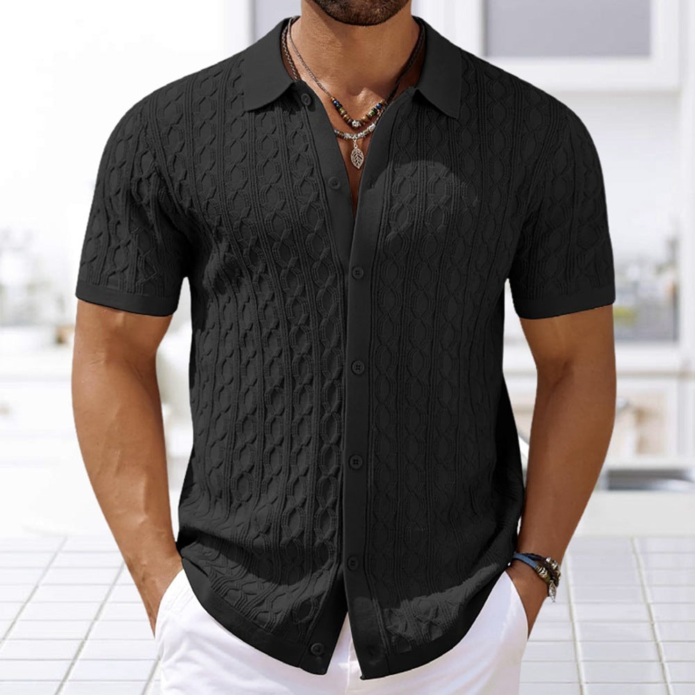 Summer Short-sleeved Men's Clothing European And American by http://Lolyshop.shop