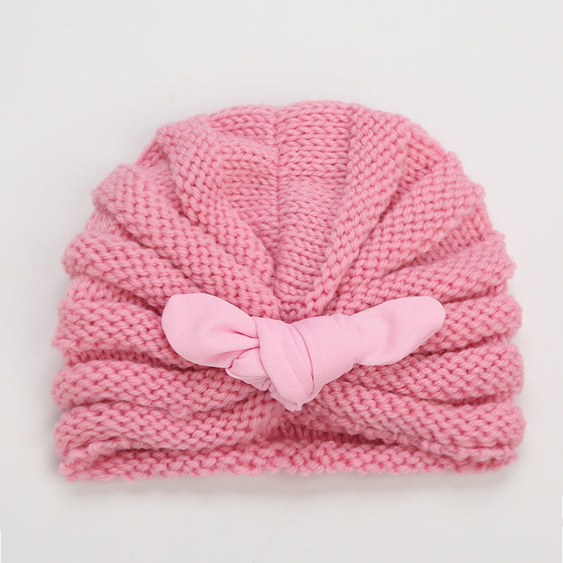 Knitted Hats Children's Rabbit Ears Wool