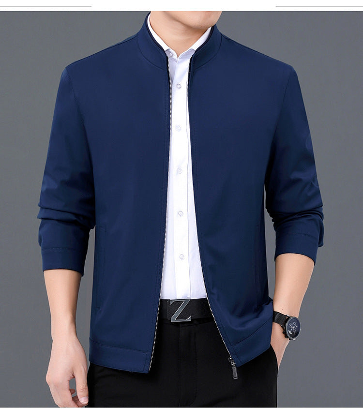 Men's Casual Business Jacket Clothing For Middle-aged Dad by http://Lolyshop.shop