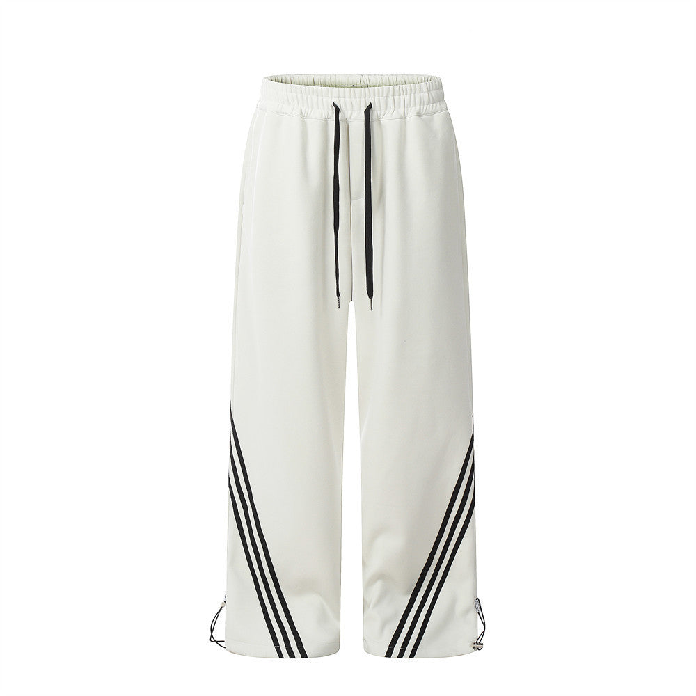 Fashion Individual Casual Straight-leg Trousers Men by http://Lolyshop.shop