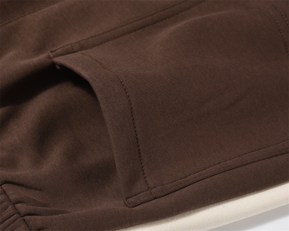Fashion Stitching Casual Wide-leg Trousers Men by http://Loyshop.shop