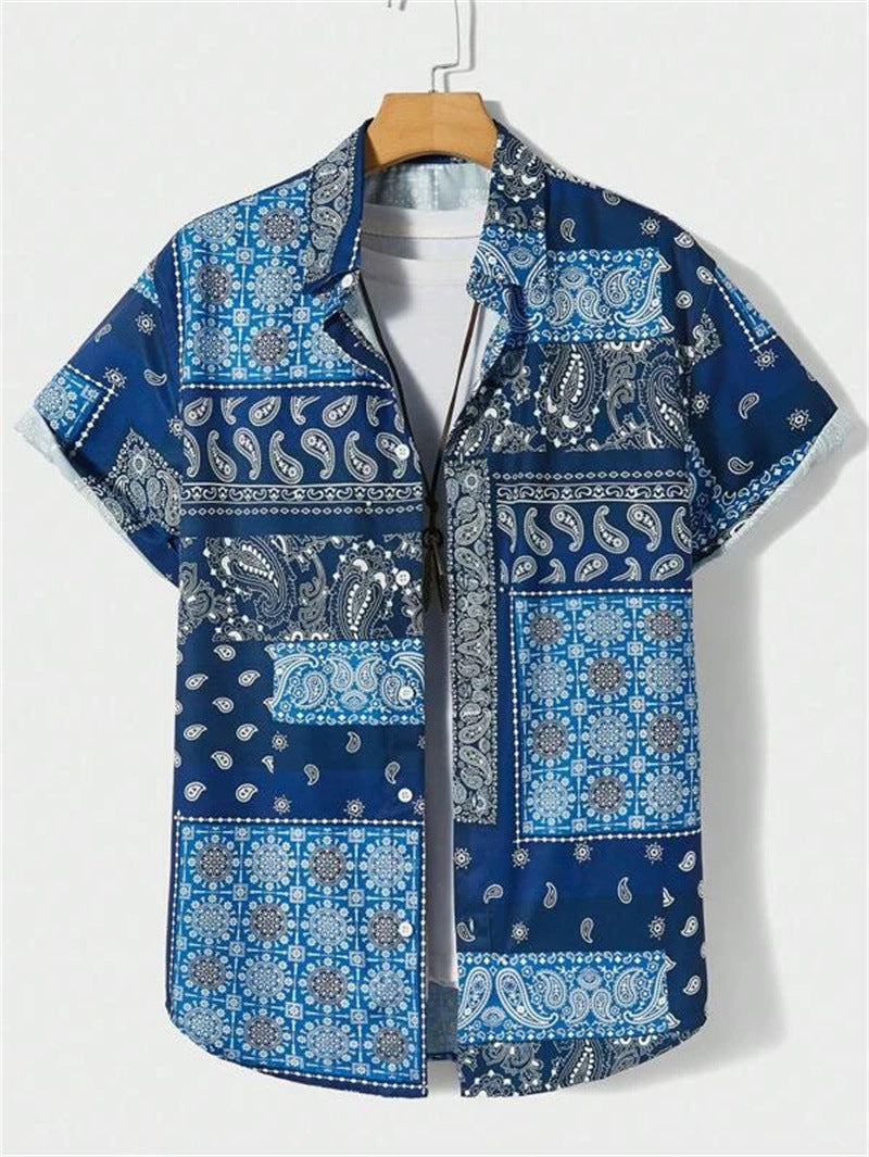 Vintage Shirt Hawaiian Loose Breathable Men's Clothing by http://Lolyshop.shop