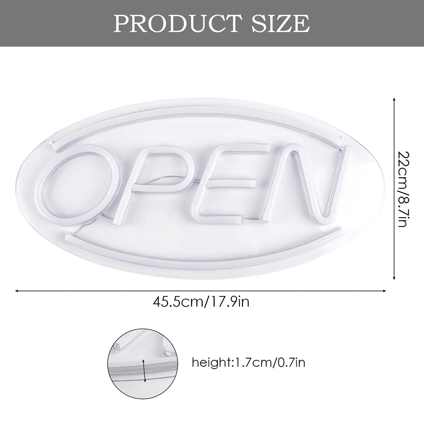 Open Neon Sign Business Sign LED Night Light Hanging Window Shop Cafe Bar Restaurant Decoration Personalized Night Lamp by http:// Lolyshop.shop