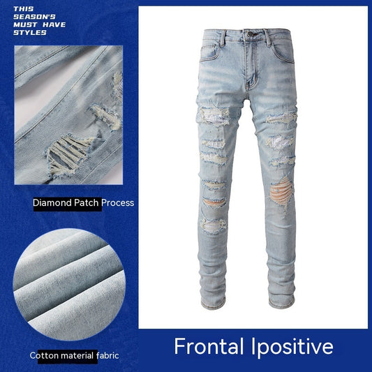 Slim Fit All-matching Stretch Feet Pants by http://Lolyshop.shop