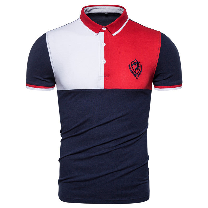 Men's Casual POLO Shirts Men's Slim Short-sleeved T-shirts by http://Lolyshop.shop