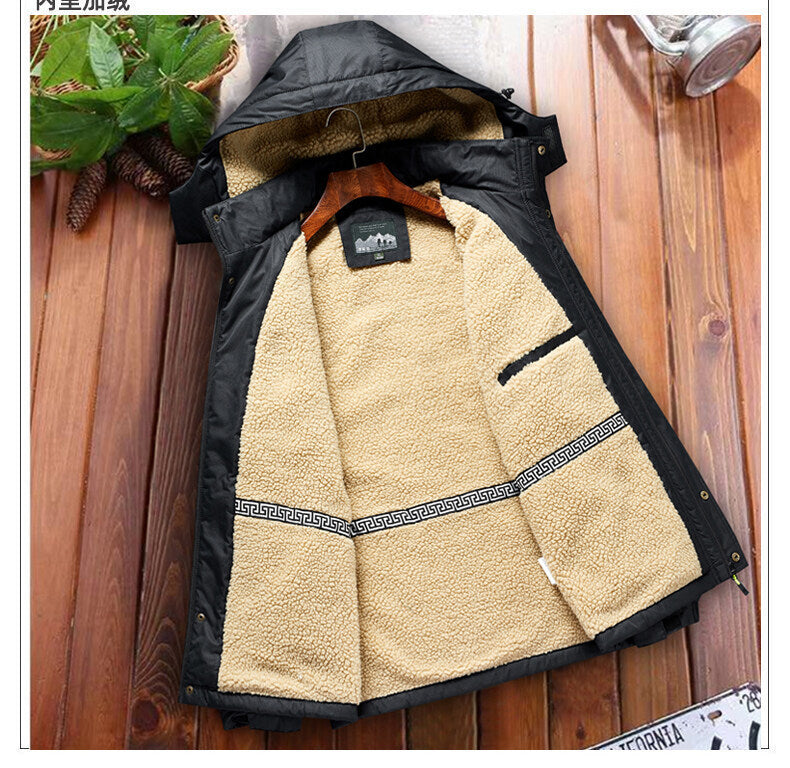 Mens Cotton-padded Trendy Outdoor Jacket by http://Lolyshop.shop