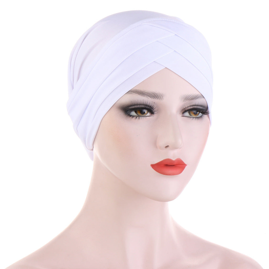 Three Crossed Indian Hats In Stretch Cloth Forehead