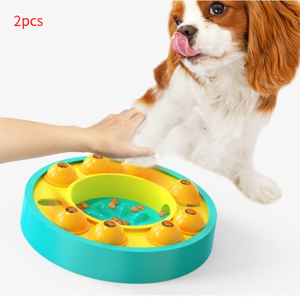 Dog Pets Puzzle Toys Slow Feeder Interactive Increase Puppy IQ Food Dispenser Slowly Eating NonSlip Bowl Pet Dogs Training Game Pet Supplies by http://Loyshop.shop