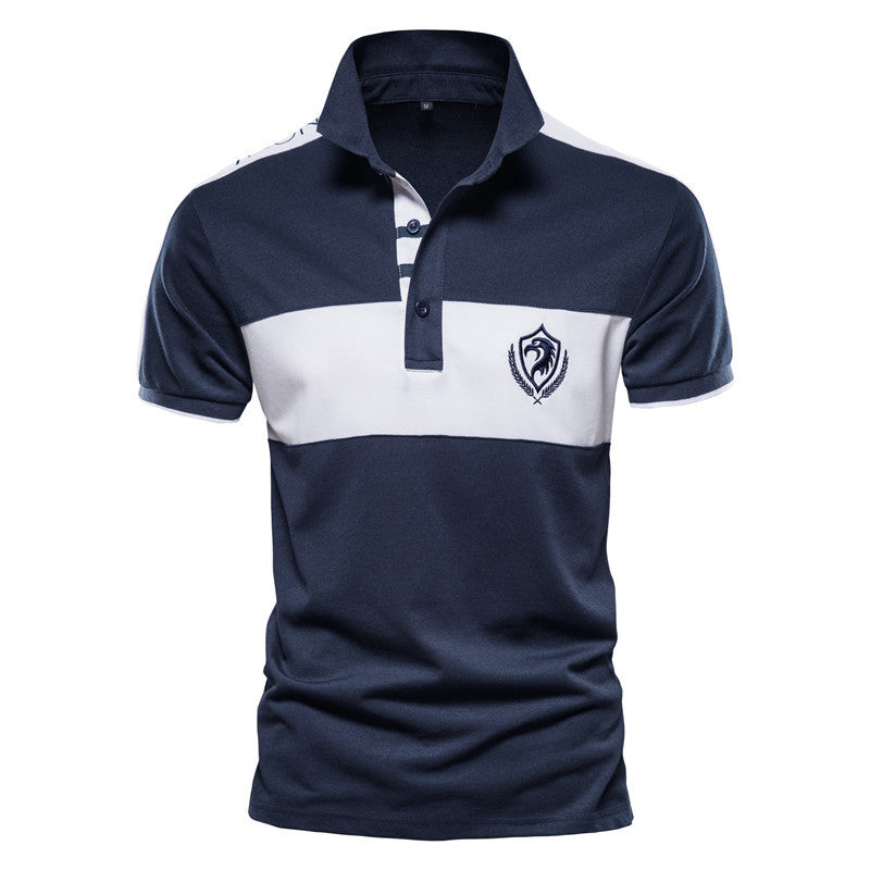 Men's Casual POLO Shirts Men's Slim Short-sleeved T-shirts by http://Lolyshop.shop