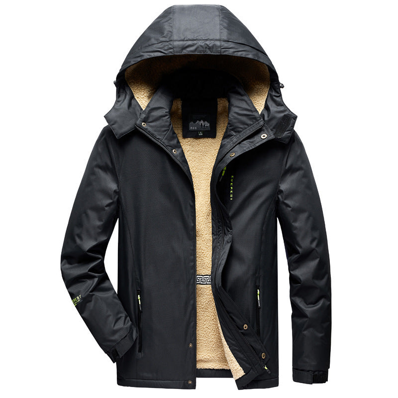 Mens Cotton-padded Trendy Outdoor Jacket by http://Lolyshop.shop