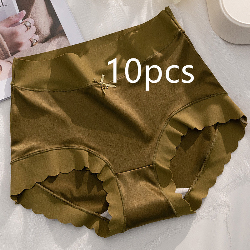 Satin Seamless Ice Silk Underwear