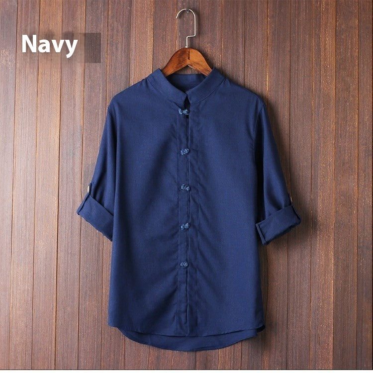 Men's Linen Vintage Plus Size Shirt by http://Lolyshop.shop