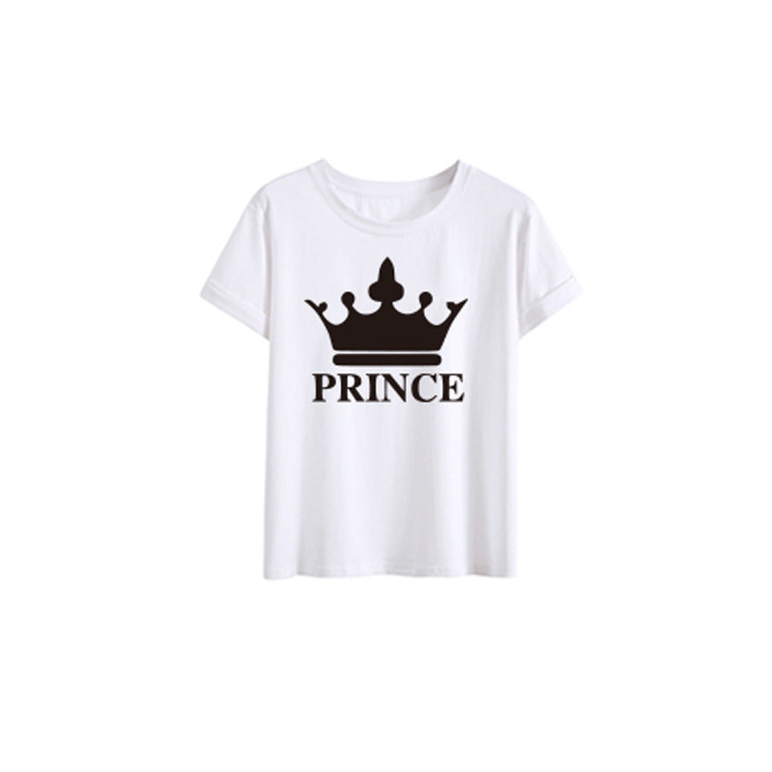 Crown King Family Wear Summer New Short-Sleeved T-Shirt Family Wear by http://Lolyshop.shop