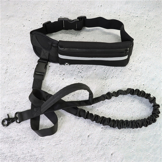 Hands Free Dog Leash Pet Walking And Training Belt With Shock Absorbing Bungee Leash For Up To 180lbs Large Dogs Phone Pocket And Water Bottle Holder by http://Loyshop.shop
