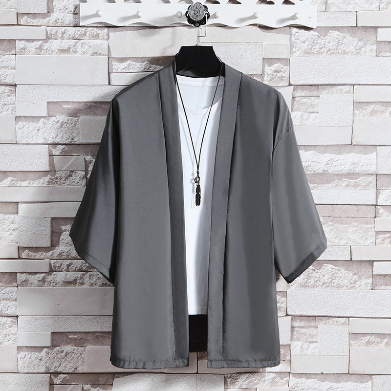 Summer Thin Chinese Style Ice Silk Sun Protection Clothing Robe Hanfu by http://Lolyshop.shop