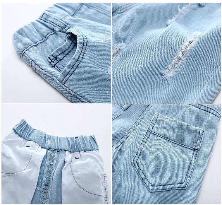 Boys' Ripped Jeans Shorts Beach Shorts by http://Lolyshop.shop