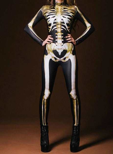 Digital Printing Halloween Cosplay Cosplay Clothes Unisex Wear Tight Long Sleeve Jumpsuit by http://Loyshop.shop