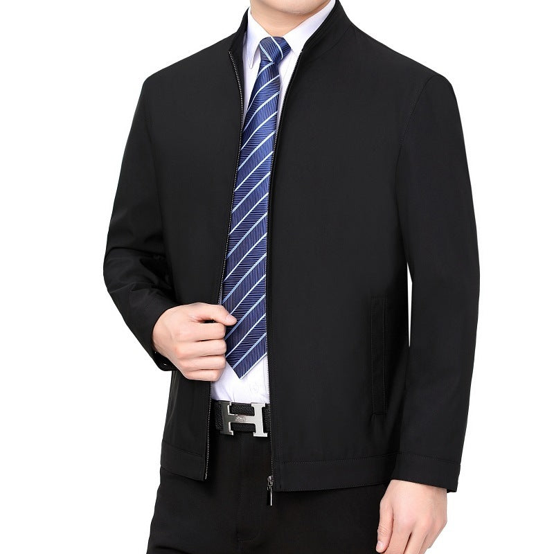 Men's Casual Business Jacket Clothing For Middle-aged Dad by http://Lolyshop.shop