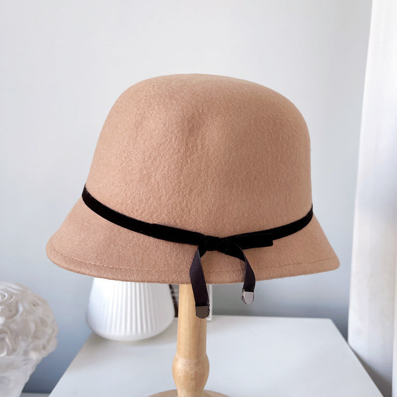 Wool Felt Hats Fine Bow Ladies by http://Lolyshop.shop
