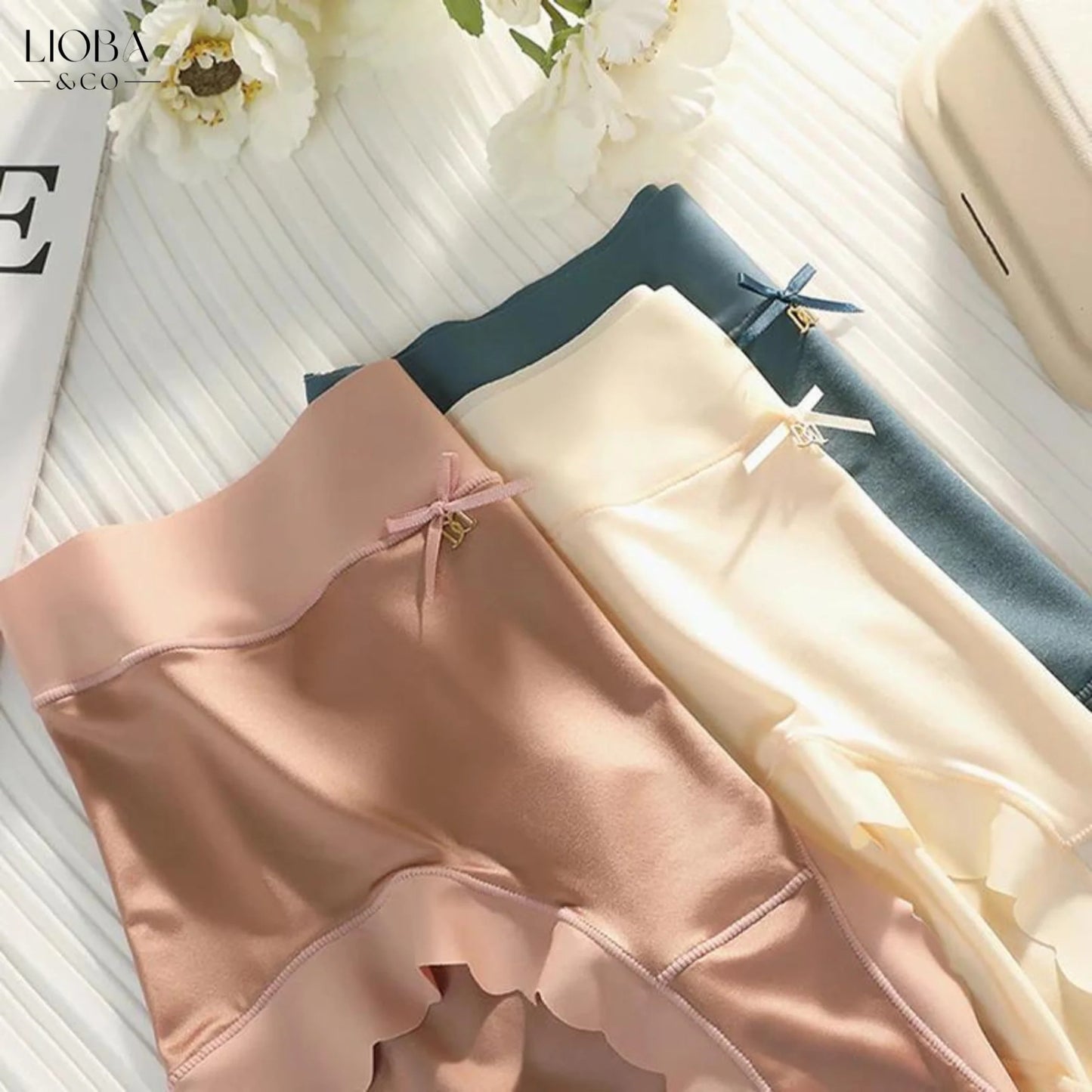 Satin Seamless Ice Silk Underwear