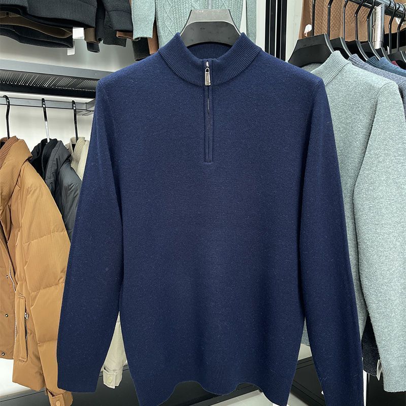 Casual Half Zipper Thermal Knitwear Coat by http://Lolyshop.shop