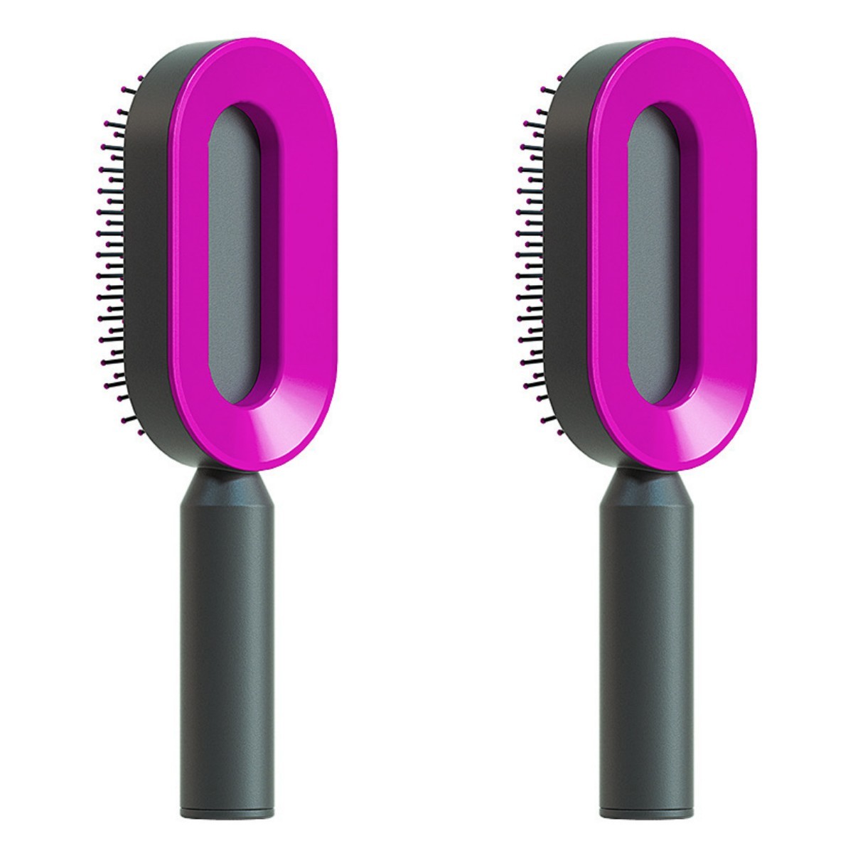 Self Cleaning Hair Brush For Women One-key Cleaning Hair Loss Airbag Massage Scalp Comb Anti-Static Hairbrush by http://Lolyshop.shop