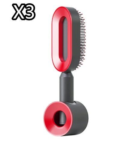 Self Cleaning Hair Brush For Women One-key Cleaning Hair Loss Airbag Massage Scalp Comb Anti-Static Hairbrush by http://Lolyshop.shop