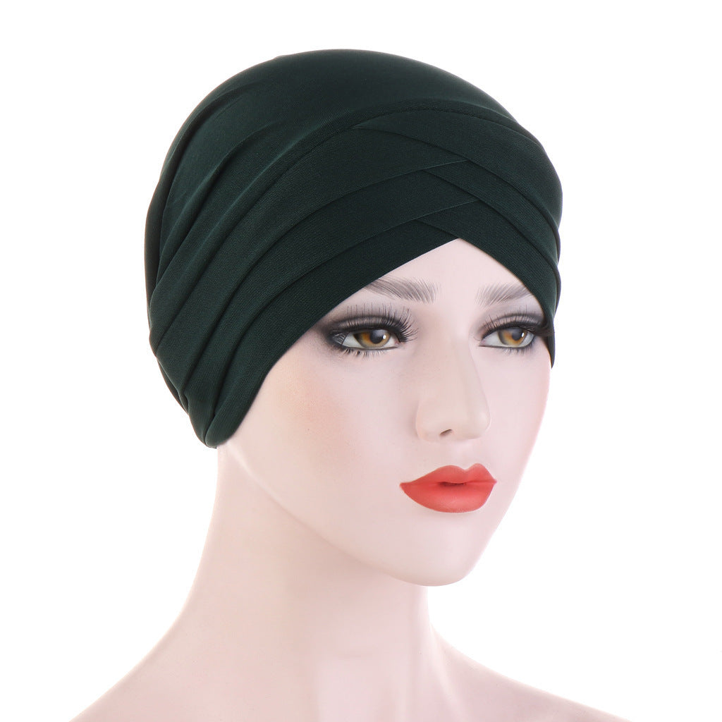 Three Crossed Indian Hats In Stretch Cloth Forehead