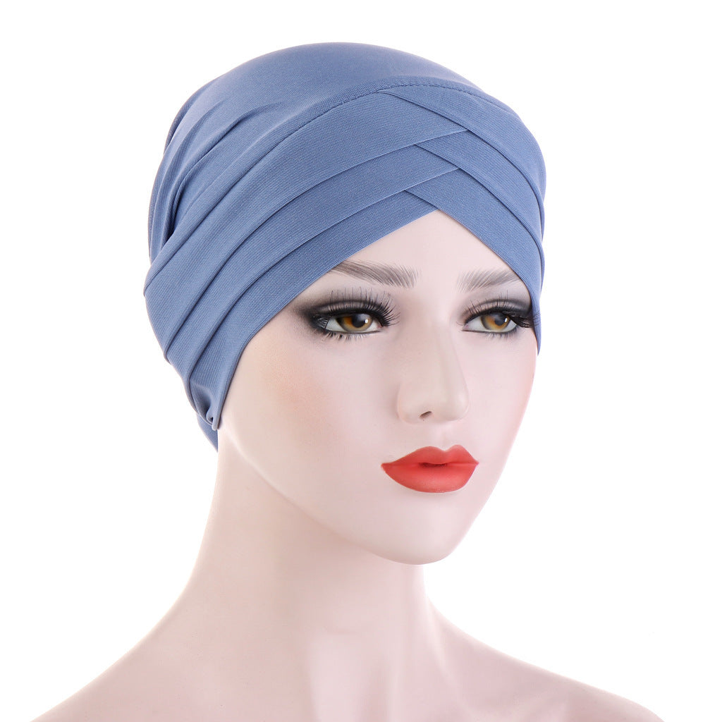 Three Crossed Indian Hats In Stretch Cloth Forehead