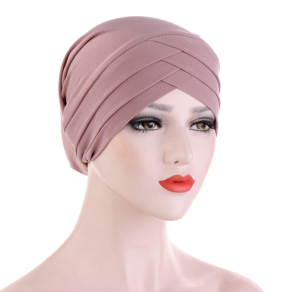 Three Crossed Indian Hats In Stretch Cloth Forehead