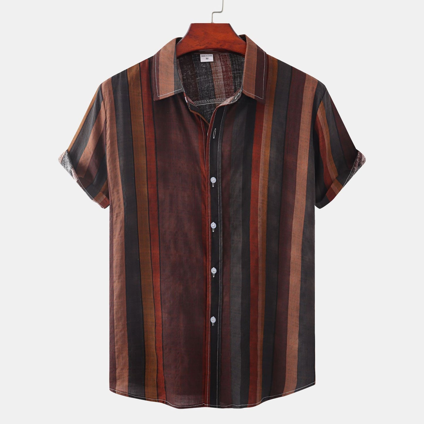 Summer Men's Clothing Printing Casual Retro Shirt Men by http://Lolyshop.shop