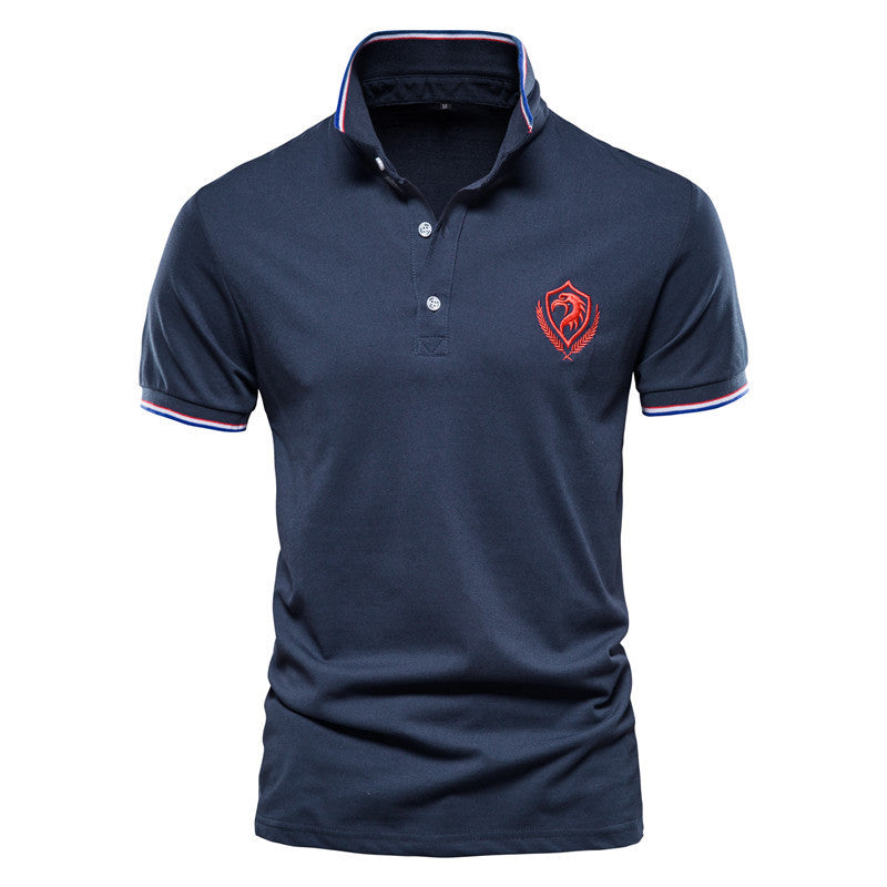 Men's Casual POLO Shirts Men's Slim Short-sleeved T-shirts by http://Lolyshop.shop