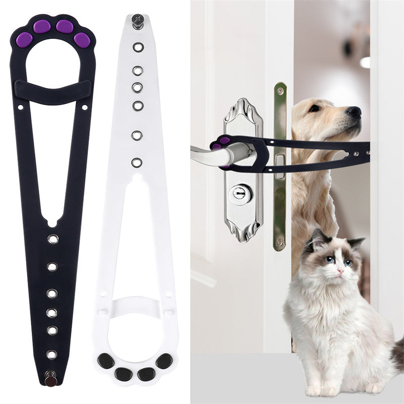 Pet Cat Door Holder Latch Prevents Dogs From Entering Cat Supplies Adjustable Elastic Gate Lock Keep Dog Out Pet Cat Accessories by http://Loyshop.shop
