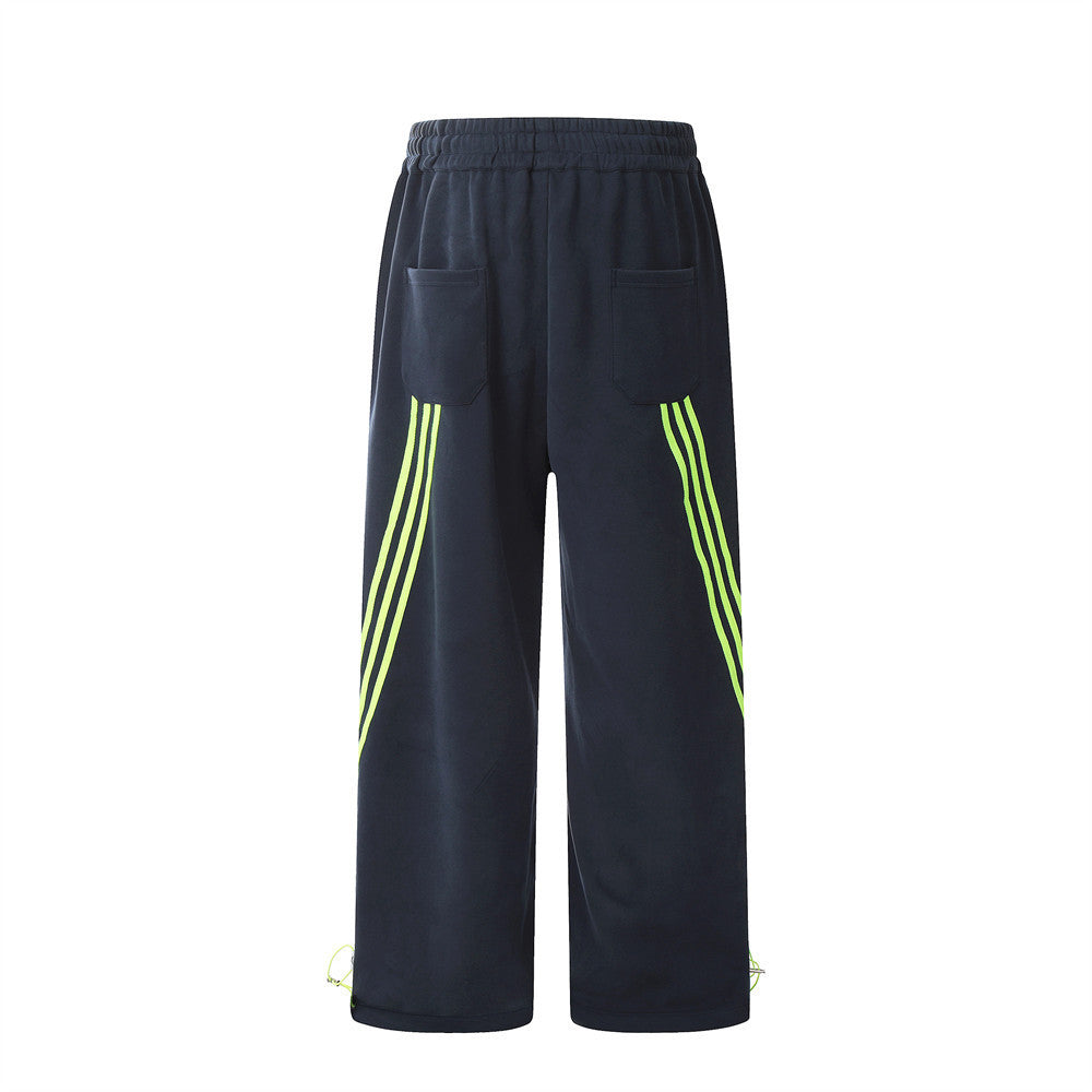 Fashion Individual Casual Straight-leg Trousers Men by http://Lolyshop.shop