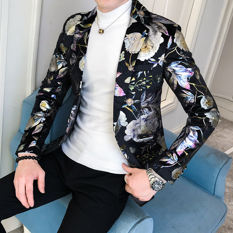 Trendy Youth Suit Men's Slim Fit Handsome Suit by http://Loyshop.shop